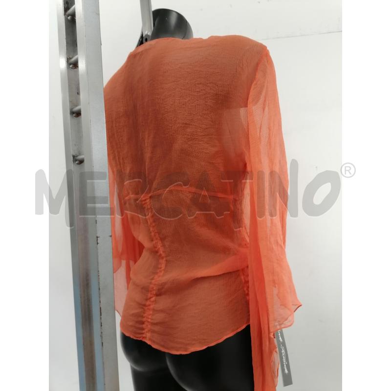 CAMICIA DONNA MAX MARA ARANCIONE SETA | Mercatino dell'Usato Catanzaro 3