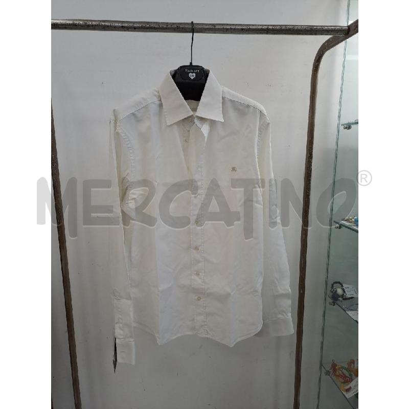 CAMICIA UOMO BURBERRY BIANCA INTERNO LOGO  | Mercatino dell'Usato Catanzaro 1