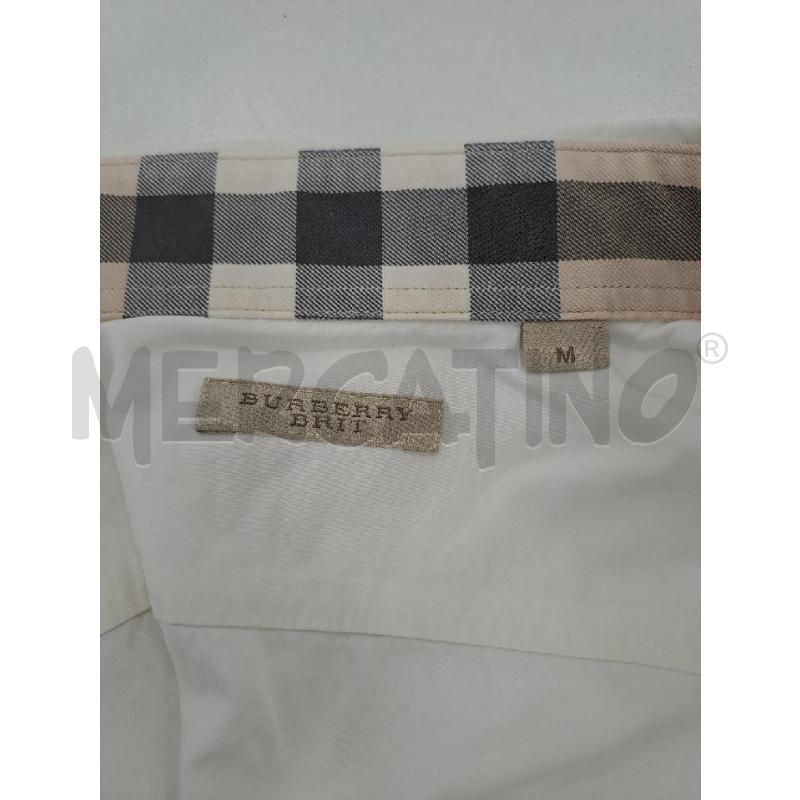 CAMICIA UOMO BURBERRY BIANCA INTERNO LOGO  | Mercatino dell'Usato Catanzaro 3