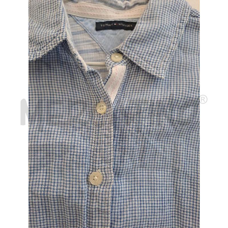 CAMICIA UOMO TOMMY HILFIGER QUADRI BU BIANCO  | Mercatino dell'Usato Catanzaro 2