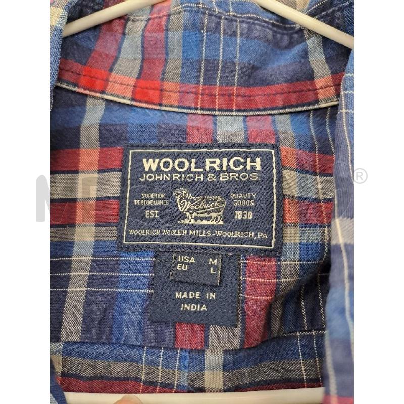 CAMICIA UOMO WOOLRICH QUADRI BLU ROSSI  | Mercatino dell'Usato Catanzaro 3