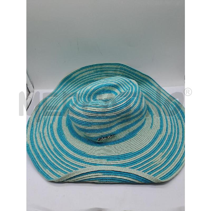 CAPPELLO DONNA CALVIN KLEIN CELESTE CHIARO SCURO  | Mercatino dell'Usato Catanzaro 1
