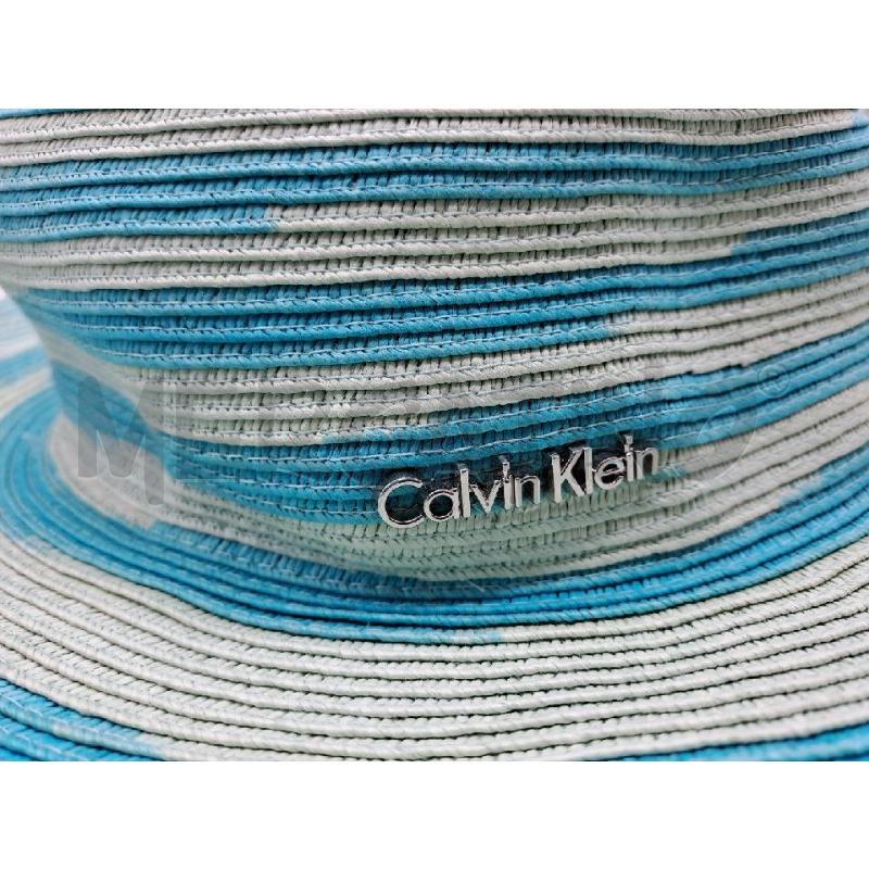 CAPPELLO DONNA CALVIN KLEIN CELESTE CHIARO SCURO  | Mercatino dell'Usato Catanzaro 4