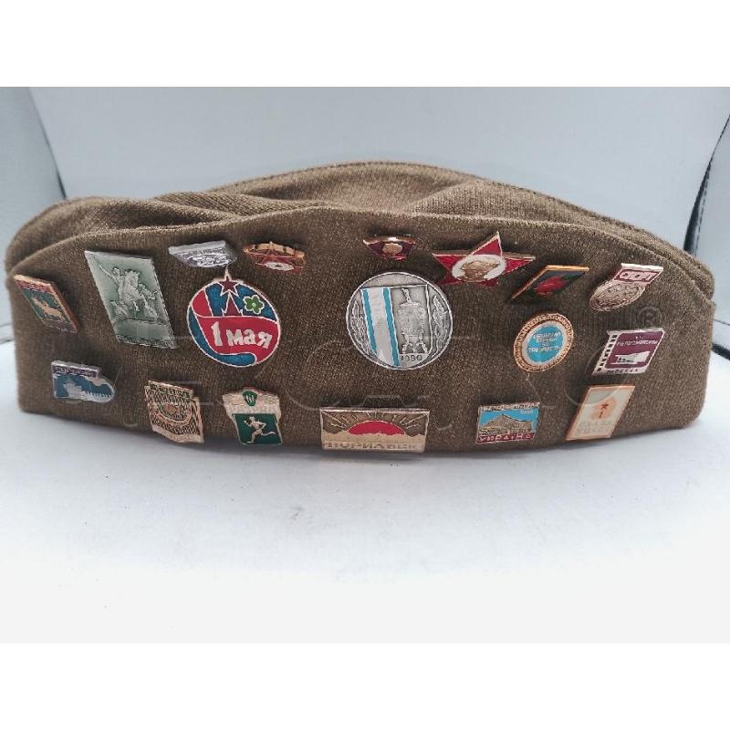 CAPPELLO MILITARE PILOTKA CON SPILLE DECORATIVE | Mercatino dell'Usato Catanzaro 1