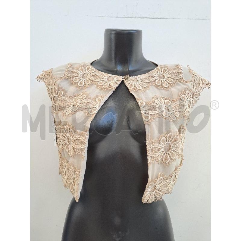 CARDIGAN DONNA INTREND BEIGE CROP FIORI RICAMO | Mercatino dell'Usato Catanzaro 1
