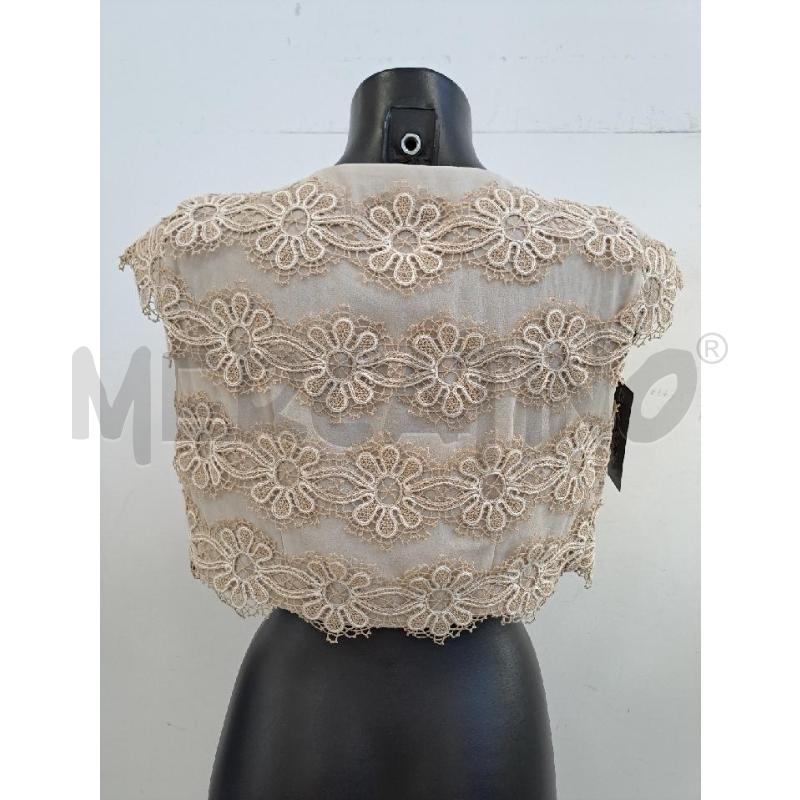 CARDIGAN DONNA INTREND BEIGE CROP FIORI RICAMO | Mercatino dell'Usato Catanzaro 3