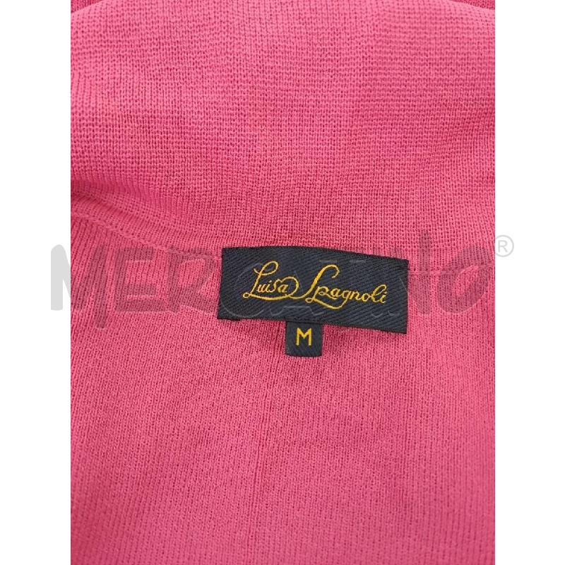 CARDIGAN DONNA LUISA SPAGNOLI FUXIA APERTO  | Mercatino dell'Usato Catanzaro 4