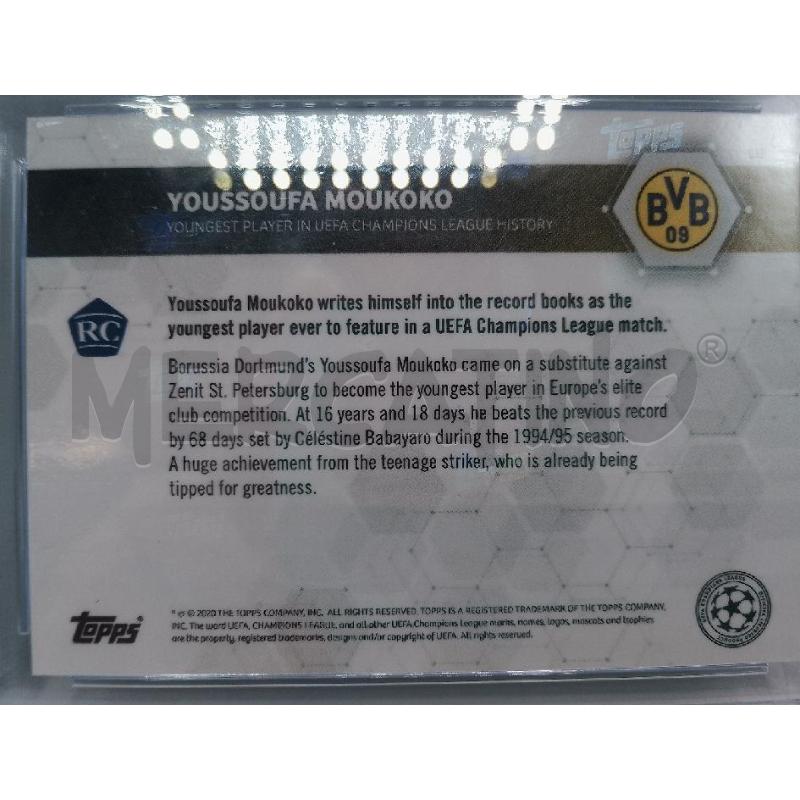 CARTA GRADATA CSG 8.5 YOUSSOUFA MOUKOKO BVB | Mercatino dell'Usato Catanzaro 3