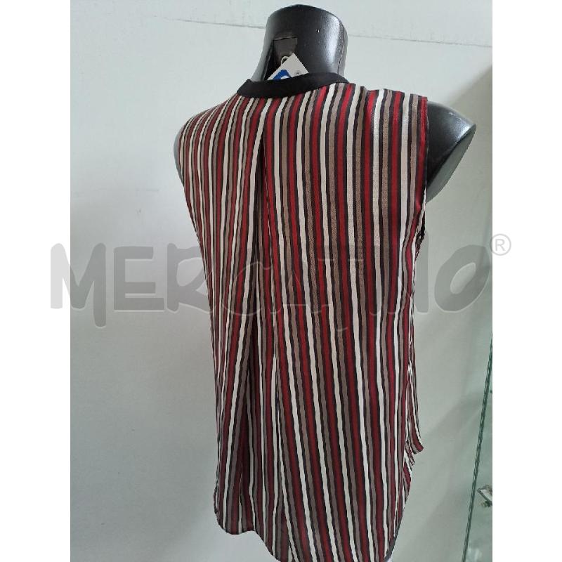 CASACCA DONNA SANDRO FERRONE NERO BORDO MARRONE  STRISCE | Mercatino dell'Usato Catanzaro 3