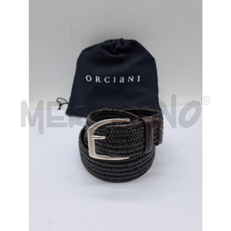 CINTURA DONNA ORCIANI MARRONE VERA PELLE ELASTICIZZATA | Mercatino dell'Usato Catanzaro 1