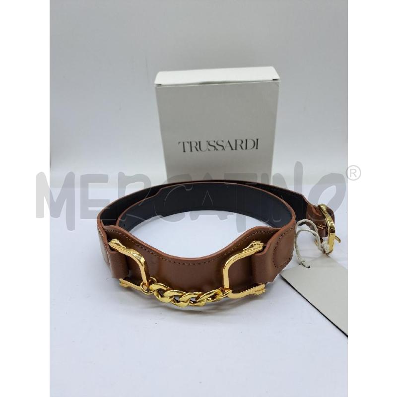 CINTURA DONNA TRUSSARDI MARRONE | Mercatino dell'Usato Catanzaro 1