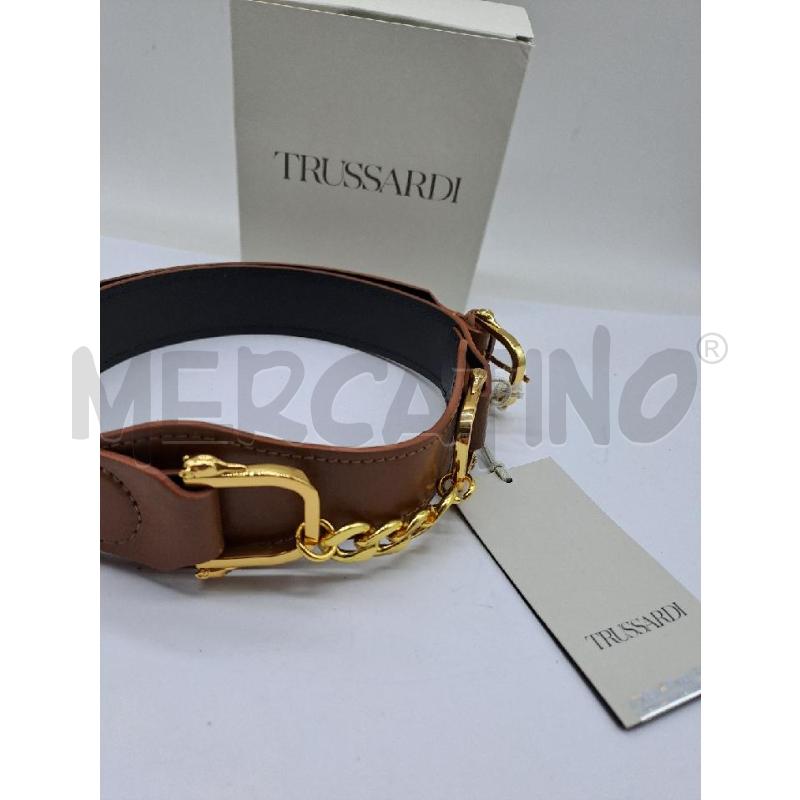 CINTURA DONNA TRUSSARDI MARRONE | Mercatino dell'Usato Catanzaro 2
