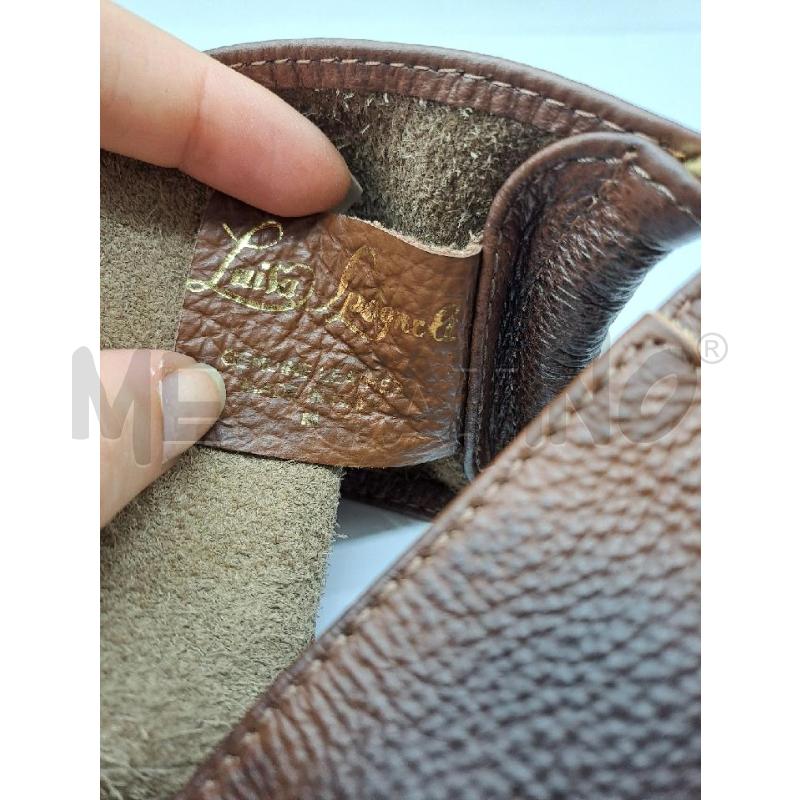 CINTURA PELLE LUISA SPAGNOLI MARRONE SFUMATO FIBBIA DORATA | Mercatino dell'Usato Catanzaro 3