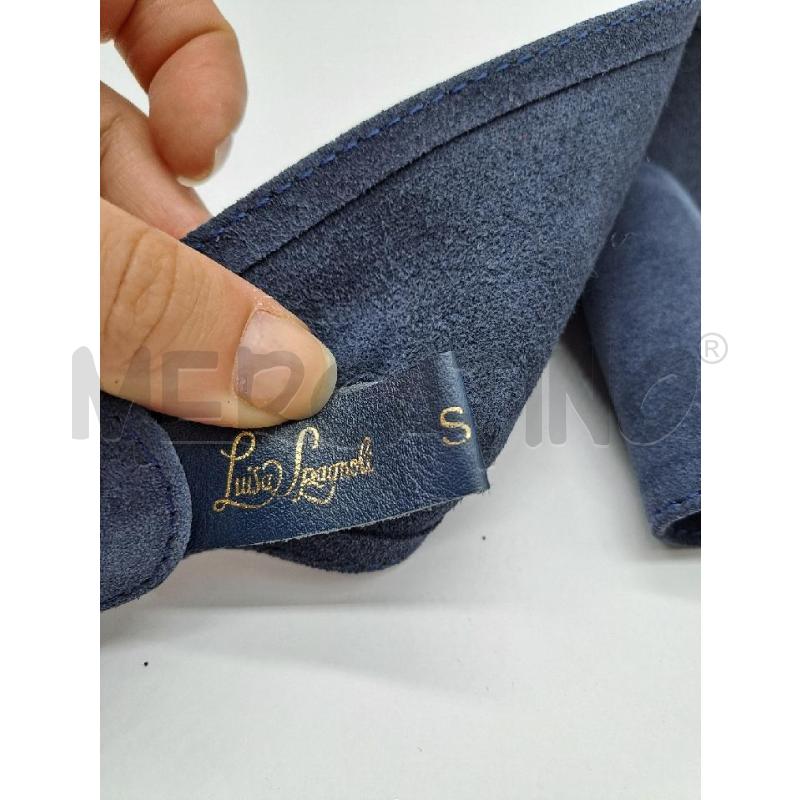 CINTURA PELLE LUISA SPAGNOLI PELLE SCAMOSCIATO BLU FIBBIA DORATA | Mercatino dell'Usato Catanzaro 3