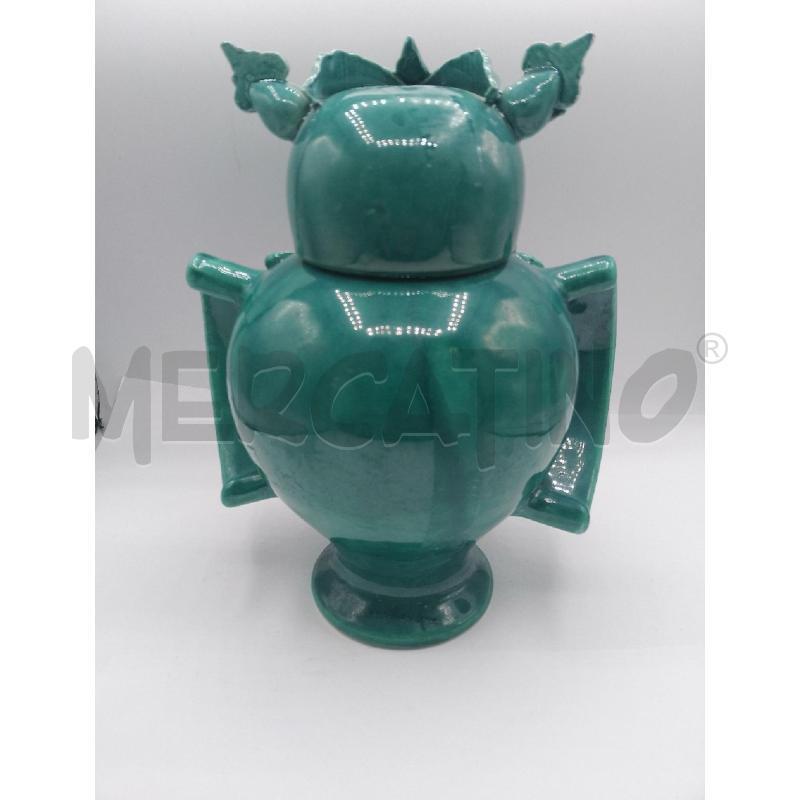 CIVETTA IN CERAMICA VERDE  | Mercatino dell'Usato Catanzaro 3