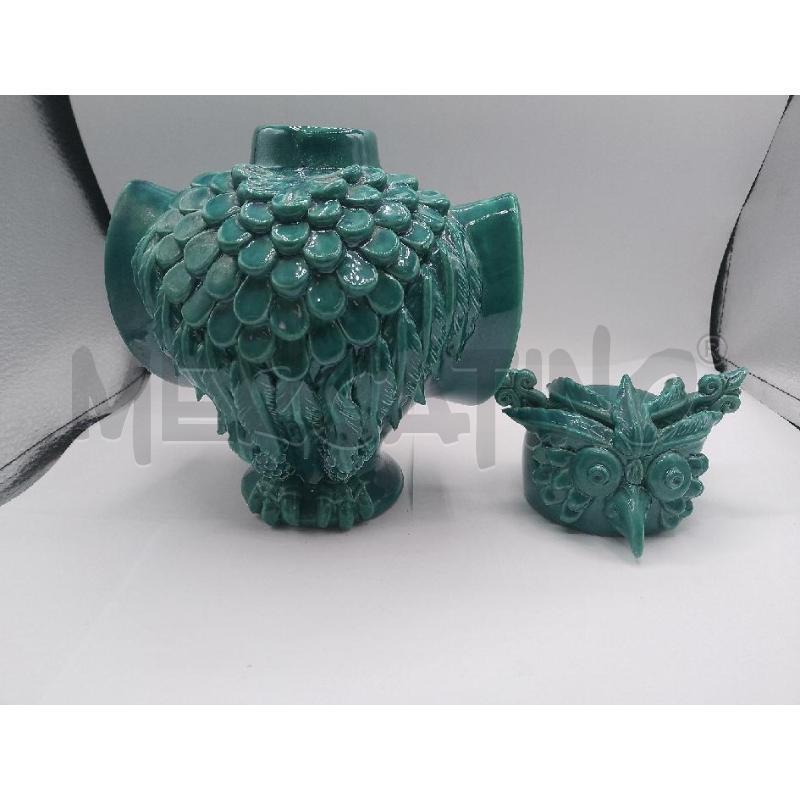CIVETTA IN CERAMICA VERDE  | Mercatino dell'Usato Catanzaro 4