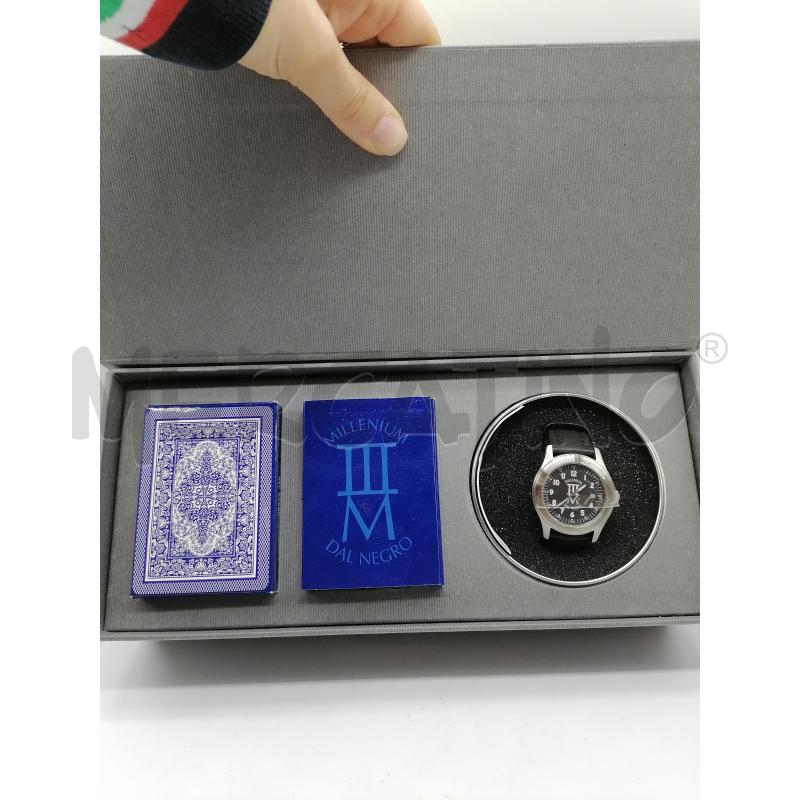 COFANETTO OROLOGIO DA POLSO DEL NEGRO +CARTE | Mercatino dell'Usato Catanzaro 2