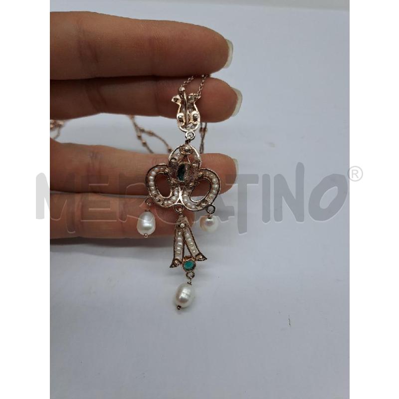 COLLANA MARIO GENTILE BUONA MAN PERLINE BIANCHE | Mercatino dell'Usato Catanzaro 4