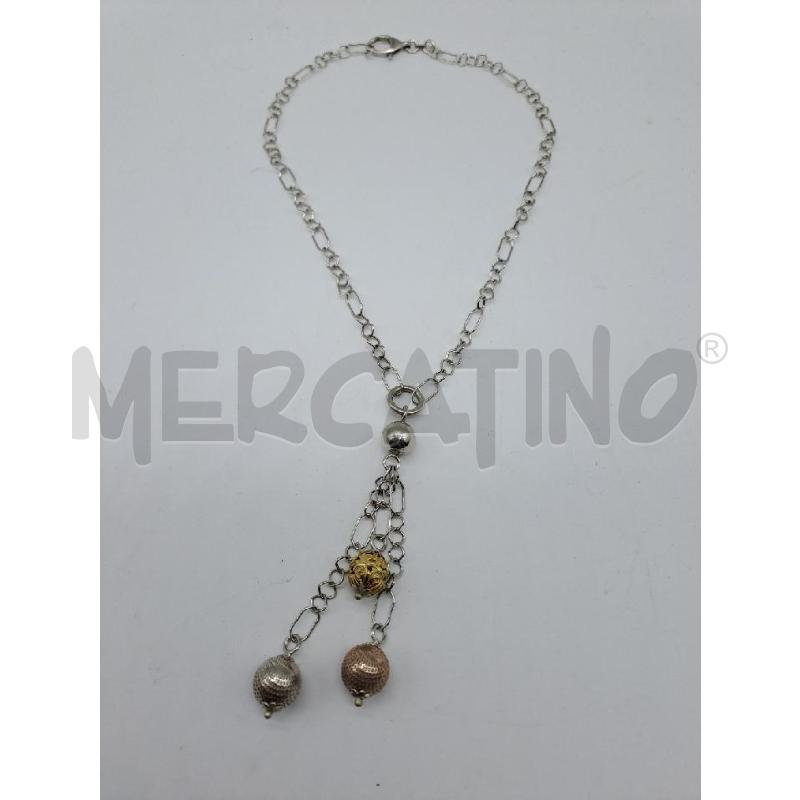 COLLANA MICHELE AFFIDATO PENDENTI TROTTOLE | Mercatino dell'Usato Catanzaro 1