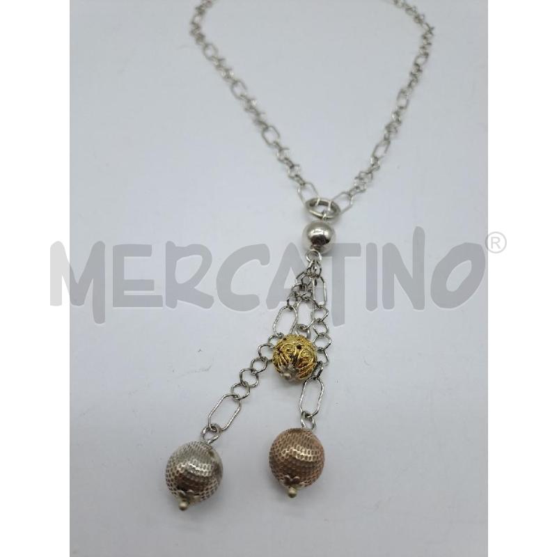 COLLANA MICHELE AFFIDATO PENDENTI TROTTOLE | Mercatino dell'Usato Catanzaro 2