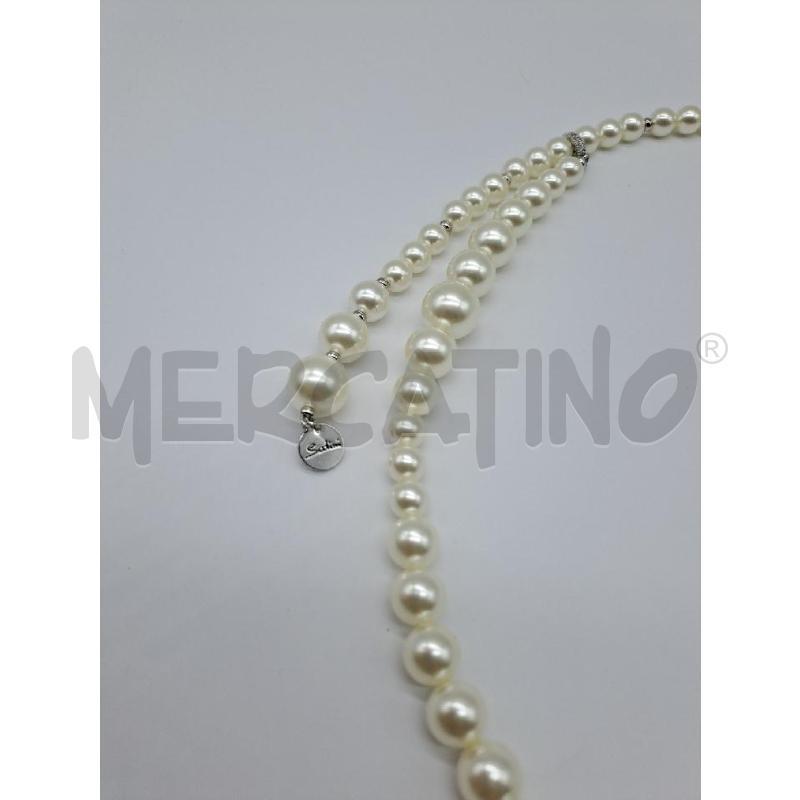 COLLANA SODINI SFERE BIANCHE  | Mercatino dell'Usato Catanzaro 3