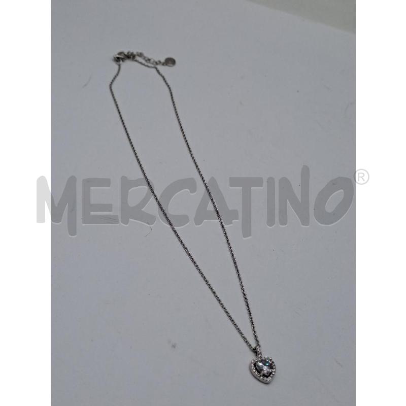 COLLANA SWAROVSKY METALLO PREZIOSO COLLANA CUORE ZIRCONI | Mercatino dell'Usato Catanzaro 1