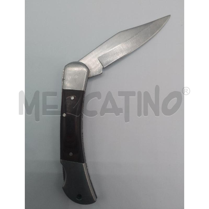 COLTELLO ACCIAIO MANICO LEGNO DECO | Mercatino dell'Usato Catanzaro 2