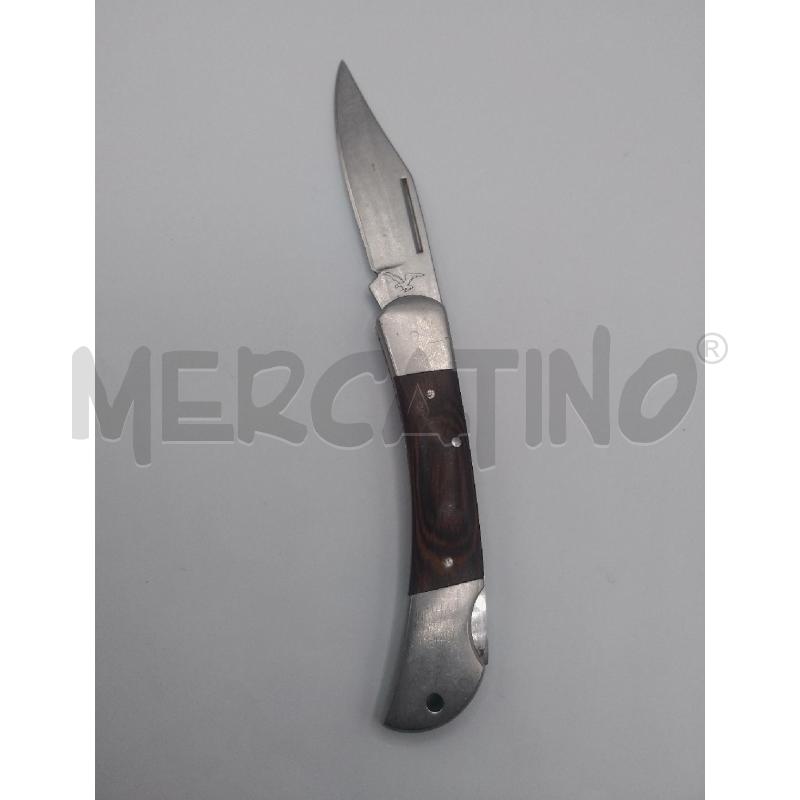 COLTELLO ACCIAIO MANICO LEGNO DECO | Mercatino dell'Usato Catanzaro 3