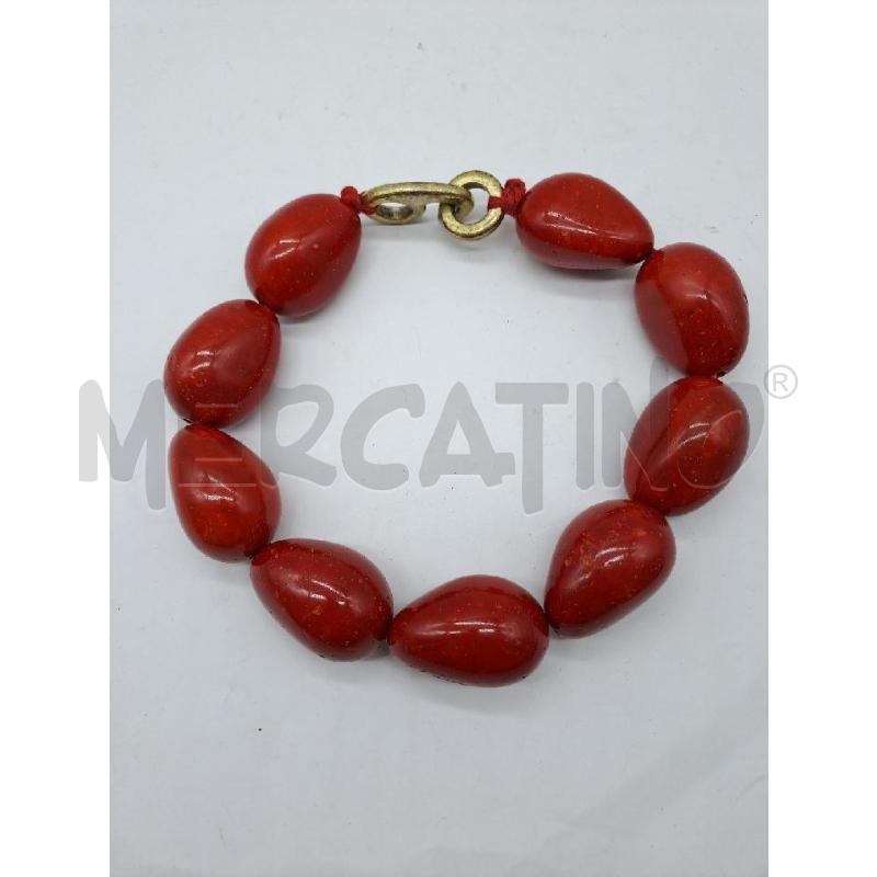 COMPLETO DONNA COLLANA+ BRACCIALE ROSSA  | Mercatino dell'Usato Catanzaro 2