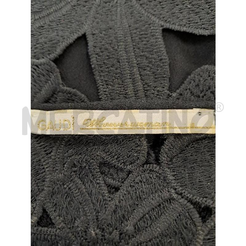 COMPLETO DONNA GAUDÌ NERO FIORI RICAMO | Mercatino dell'Usato Catanzaro 4
