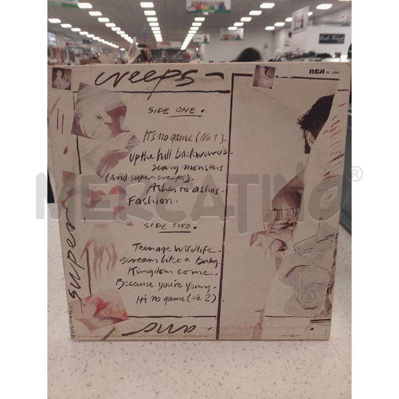DAVID BOWIE SCARY MONSTERS LP | Mercatino dell'Usato Catanzaro 2