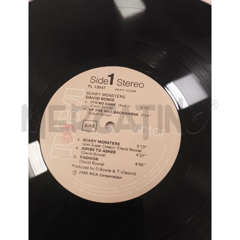 DAVID BOWIE SCARY MONSTERS LP | Mercatino dell'Usato Catanzaro 4