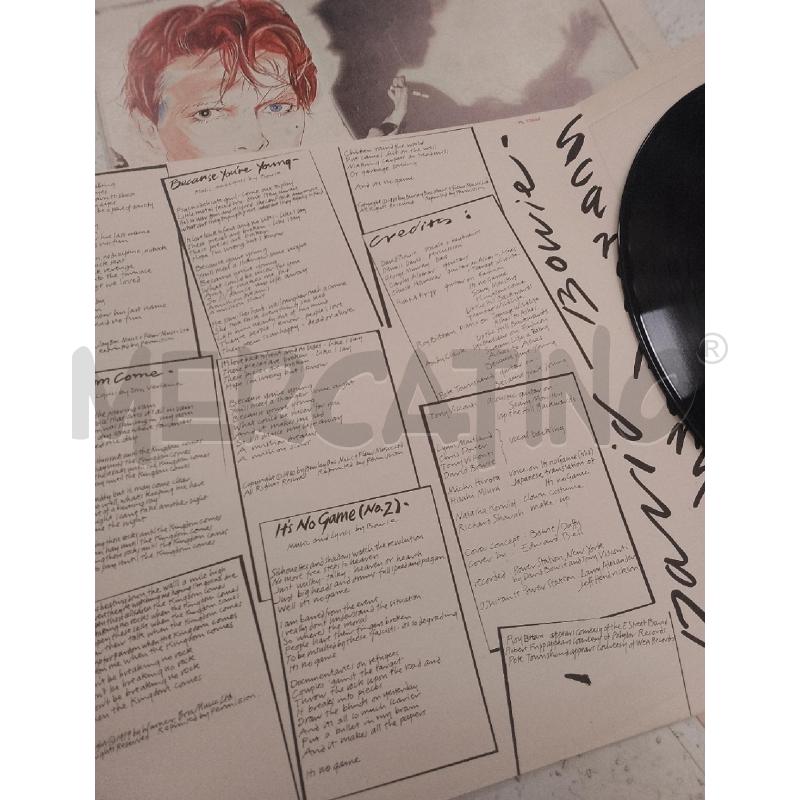 DAVID BOWIE SCARY MONSTERS LP | Mercatino dell'Usato Catanzaro 5