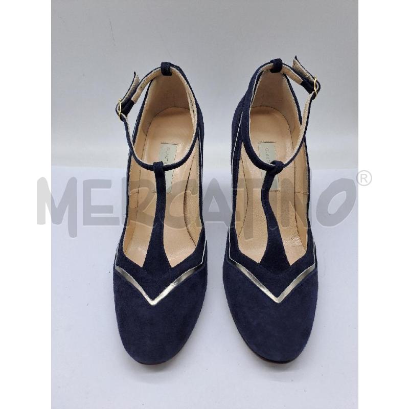 DECOLLETE OL'AUTRECHOSE BLU SCAMOSCIATO DETAGLIO ARGRNTATO | Mercatino dell'Usato Catanzaro 1