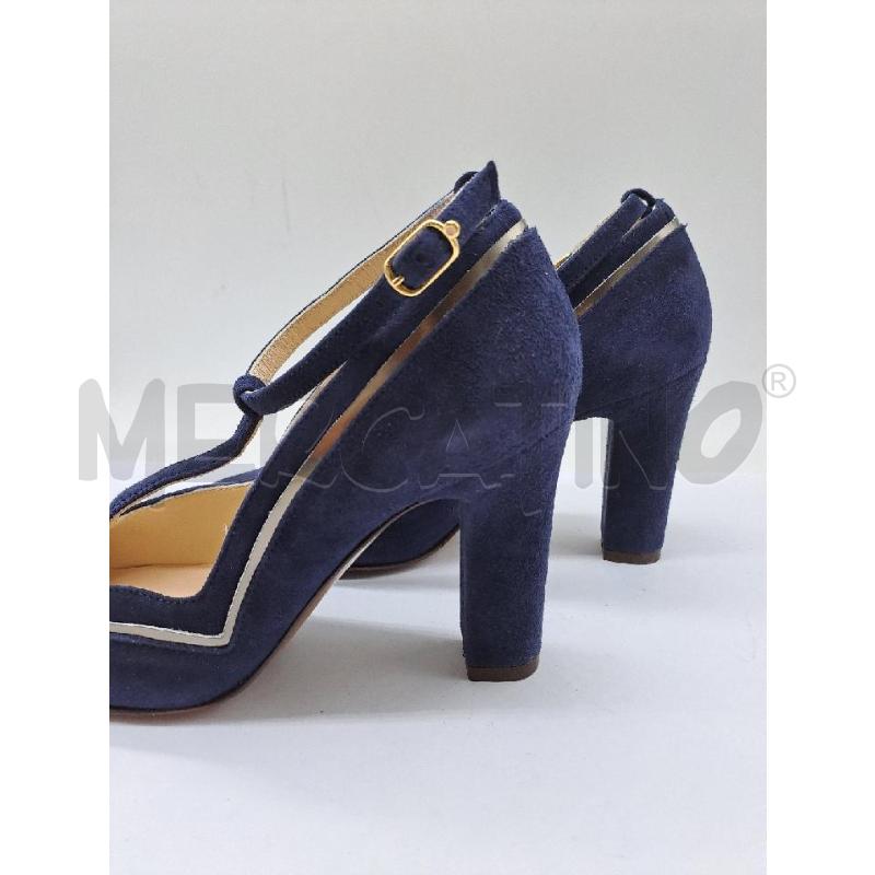 DECOLLETE OL'AUTRECHOSE BLU SCAMOSCIATO DETAGLIO ARGRNTATO | Mercatino dell'Usato Catanzaro 2