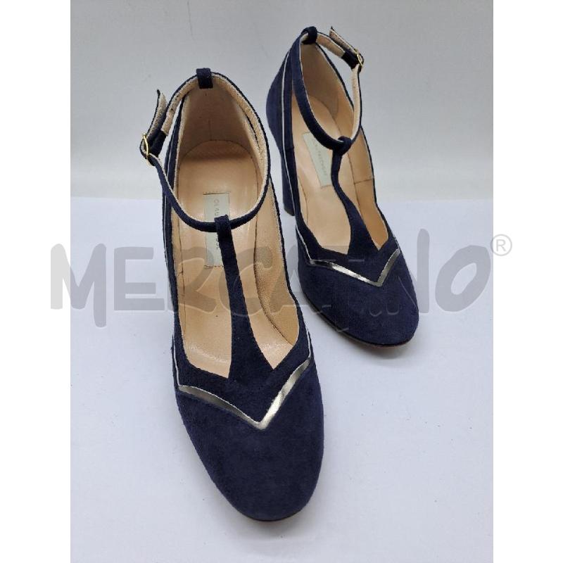 DECOLLETE OL'AUTRECHOSE BLU SCAMOSCIATO DETAGLIO ARGRNTATO | Mercatino dell'Usato Catanzaro 3