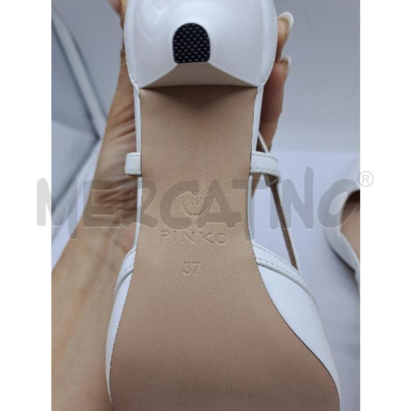 DECOLLETE PINKO BIANCO TACCO BASSO | Mercatino dell'Usato Catanzaro 5