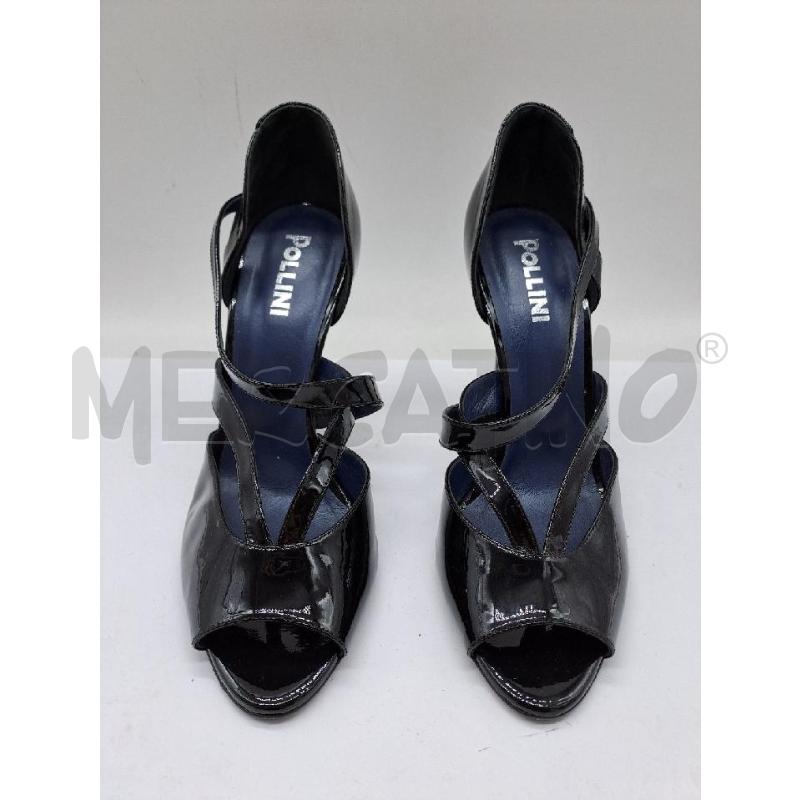 DECOLLETE POLLINI NERO VERNICE SPUNTATO | Mercatino dell'Usato Catanzaro 1
