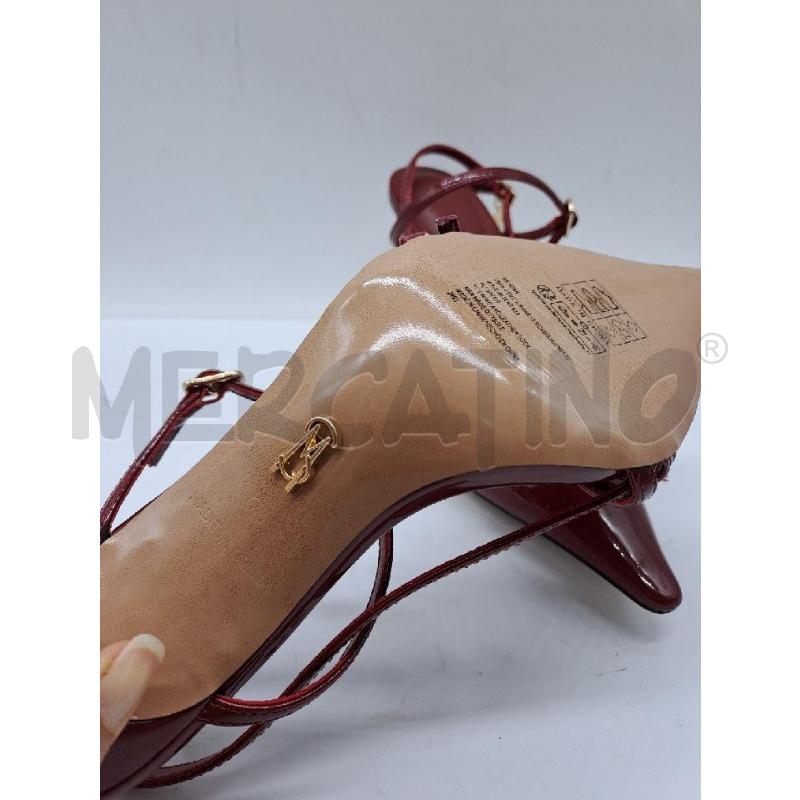 DECOLLETE STEVE MADDEN BORDEAUX PUNTA VERNICE CINTURINI | Mercatino dell'Usato Catanzaro 4