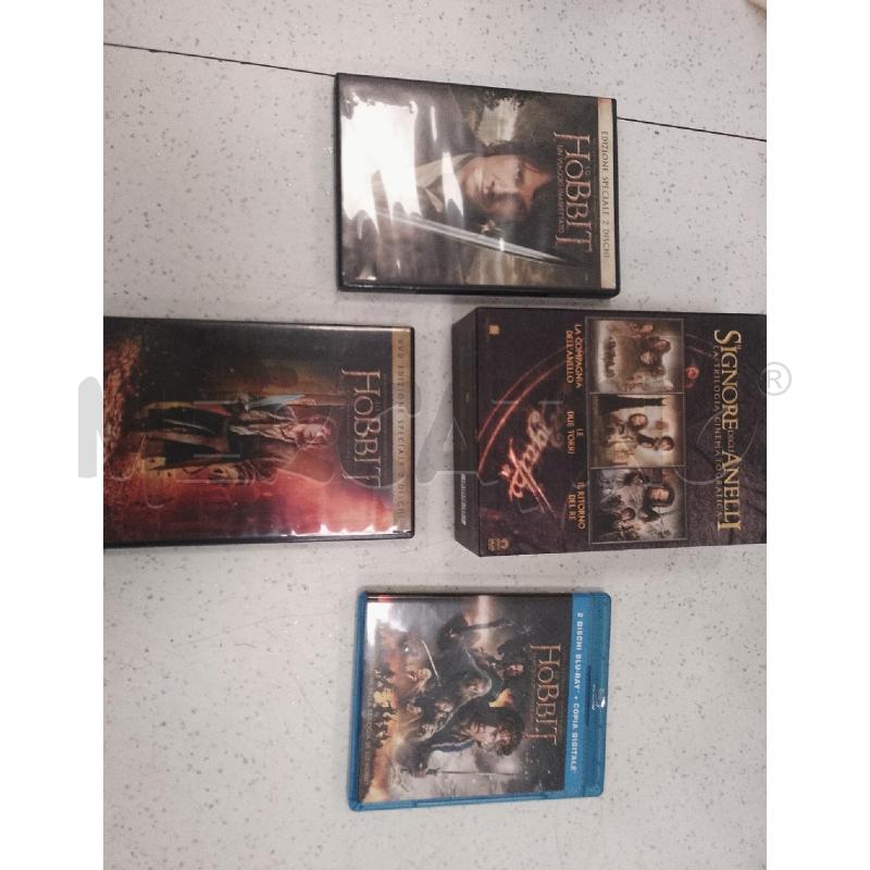 DVD COFANETTO TRILOGIA DEL SIGNORE DEGLI ANELLI + LO HOBBIT | Mercatino dell'Usato Catanzaro 1