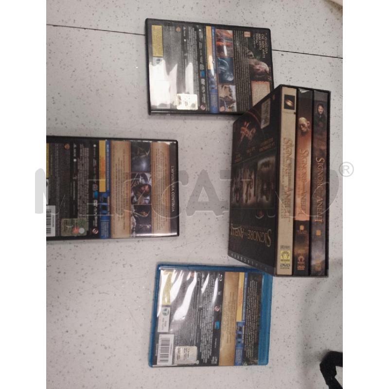 DVD COFANETTO TRILOGIA DEL SIGNORE DEGLI ANELLI + LO HOBBIT | Mercatino dell'Usato Catanzaro 2