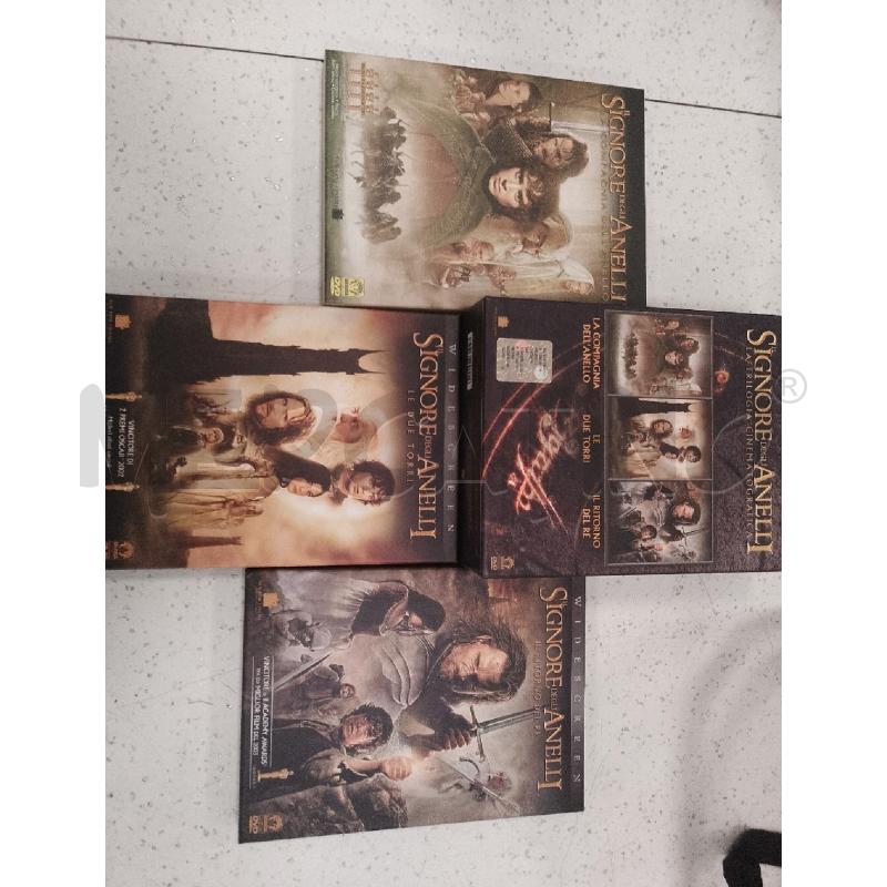 DVD COFANETTO TRILOGIA DEL SIGNORE DEGLI ANELLI + LO HOBBIT | Mercatino dell'Usato Catanzaro 3