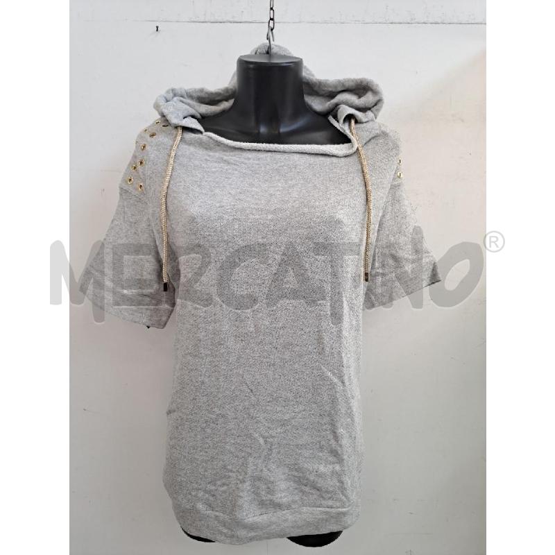 FELPA DONNA ELISABETTA FRANCHI GRIGIO CAPUCCIO  | Mercatino dell'Usato Catanzaro 1