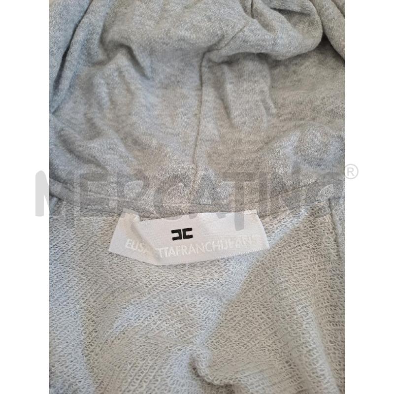 FELPA DONNA ELISABETTA FRANCHI GRIGIO CAPUCCIO  | Mercatino dell'Usato Catanzaro 4