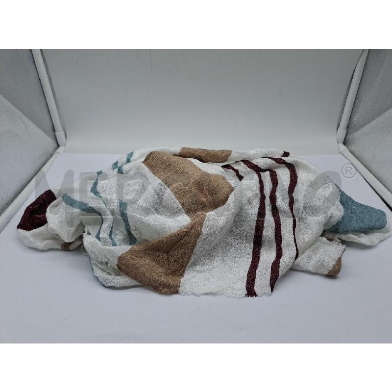 FOULARD INTREND BIANCO RIGA AMARANTO  | Mercatino dell'Usato Catanzaro 2