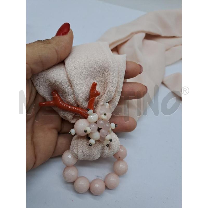 FOULARD ROSA CHIARO CORALLO  | Mercatino dell'Usato Catanzaro 3