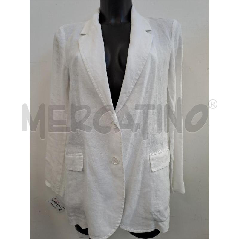 GIACCA DONNA BENETTON BIANCO LINO  | Mercatino dell'Usato Catanzaro 1