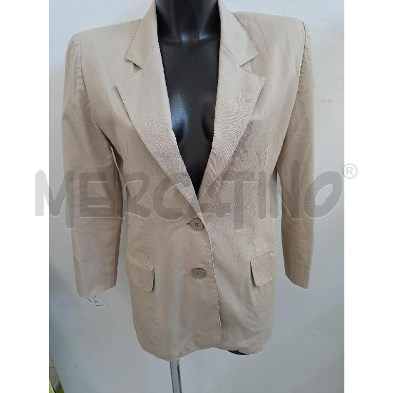GIACCA DONNA LUISA SPAGNOLI BEIGE 2 BOTTONI | Mercatino dell'Usato Catanzaro 2
