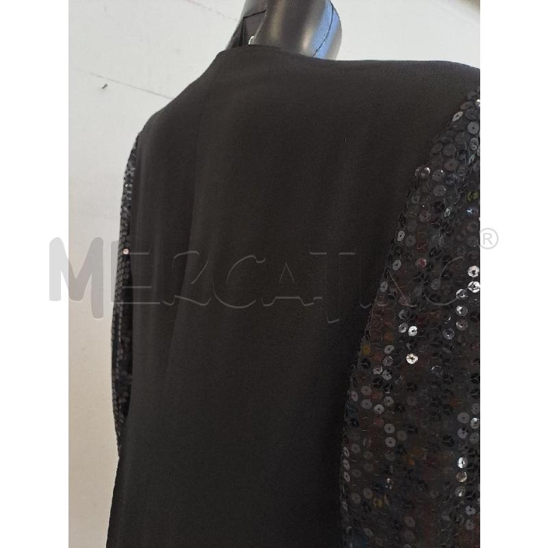 GIACCA DONNA MARINA RINALDI NERO MANICHE PAILLETTES | Mercatino dell'Usato Catanzaro 3