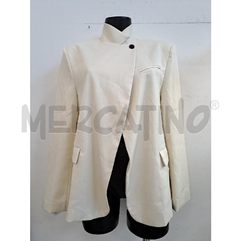 GIACCA DONNA PANNA COLLO BOTTONE NERO | Mercatino dell'Usato Catanzaro 1